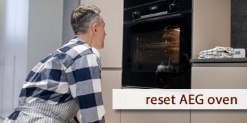 how to reset an aeg oven