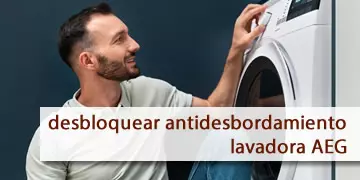 consejos para desbloquear el antidesbordamiento de lavadora aeg