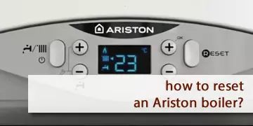 how to reset an Ariston boiler