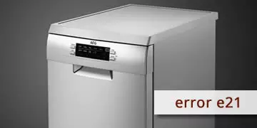 error e21 dishwasher aeg