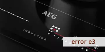 error e3 ceramic hob aeg