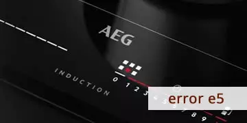 error e5 ceramic hob aeg