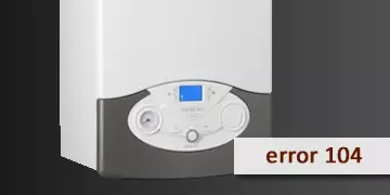 error 104 boiler ariston