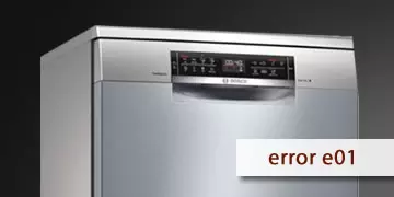 error e01 dishwasher bosch