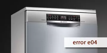 error e04 dishwasher bosch