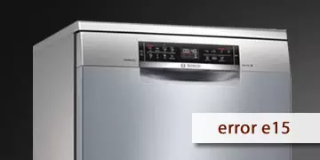 error e15 dishwasher bosch