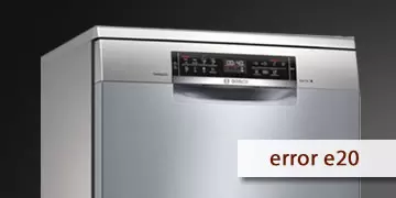 error e20 dishwasher bosch