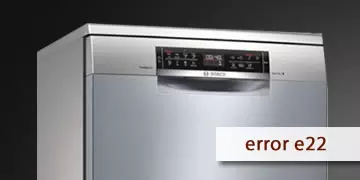 error e22 dishwasher bosch