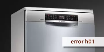 error h01 dishwasher bosch