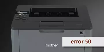 error 50 impresora brother