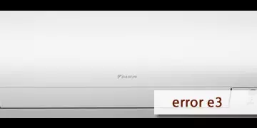 error e3 air-conditioning daikin