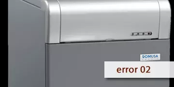 domusa boiler error 02