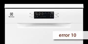 error 10 dishwasher electrolux