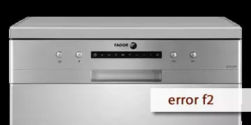 error f2 dishwasher fagor