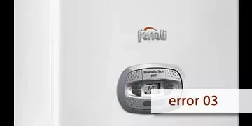 error a03 boilers ferroli