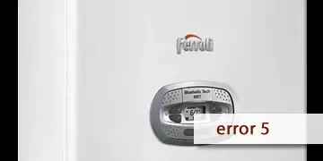 error f05 boilers ferroli