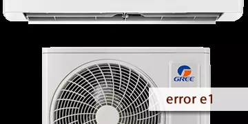 error e1 air-conditioning gree