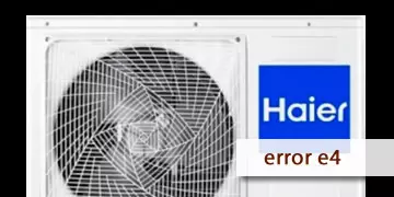 error e4 air conditioning haier