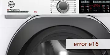 hoover washing machine error e16