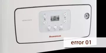 error 01 boiler immergas