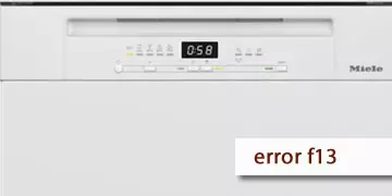 miele dishwasher error f13