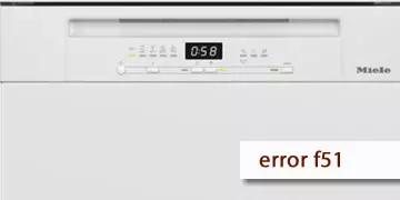 miele dishwasher error f51