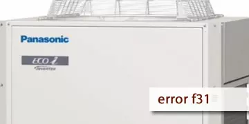 panasonic air-conditioning error f31