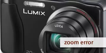 erro zoom câmaras panasonic