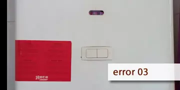 roca boiler error 03