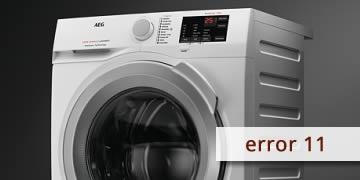 error 11 washer aeg