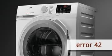 error 42 washer aeg