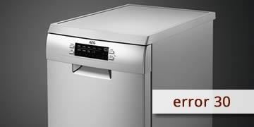 error 30 dishwasher aeg