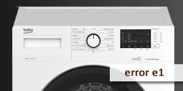 error e1 washer beko