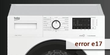 error e17 washer beko