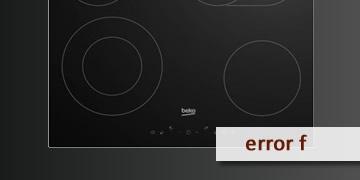 error f ceramic hob beko