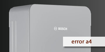 error a4 calentador bosch