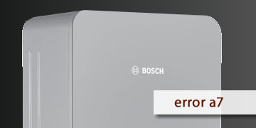 error a7 heater bosch