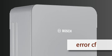 error cf heaters bosch