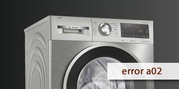 error a02 washer bosch