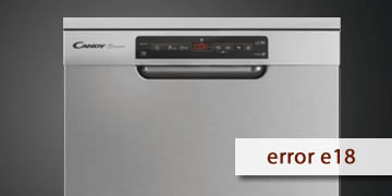 error e18 dishwasher candy