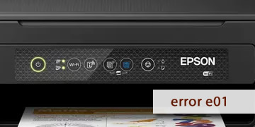 error e01 printer epson