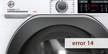 hoover washing machine error 14