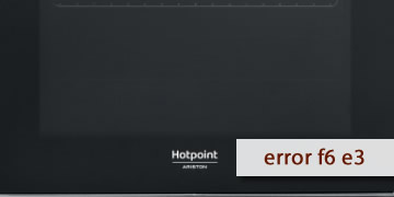 error f6 e3 en hornos Hotpoint