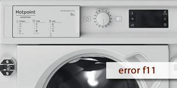 F11 error on Hotpoint washing machines