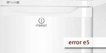 error e5 frigoríficos Indesit