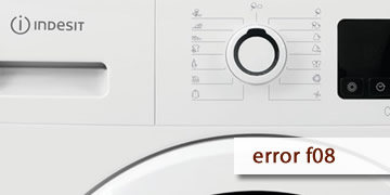 error f08 en secadoras Indesit