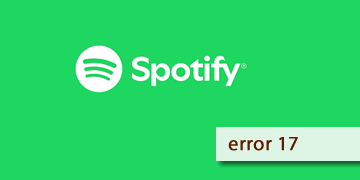 error 17 spotify