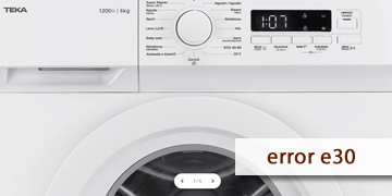 Teka Washing Machine - E30 Error