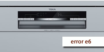 error e6 lavavajillas teka