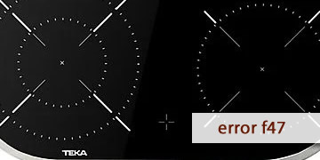 error f47 vitrocerámica teka